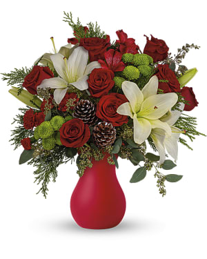 Yuletide Greetings - Christmas Bouquet Flower Bouquet