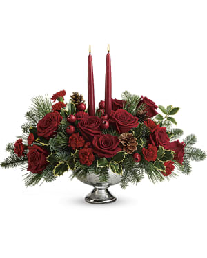 Teleflora's Shining Bright Centerpiece Flower Bouquet