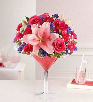 Cupid’s Cosmo™ Flower Bouquet