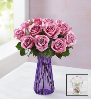 Mother's Day Passion for Purple Roses
