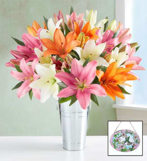 Vibrant Summer Lily Bouquet
 Flower Bouquet