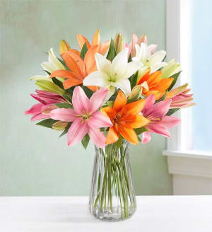 Vibrant Summer Lily Bouquet
 Flower Bouquet