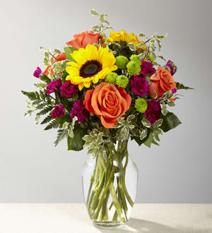 Color Craze™ Bouquet- VASE INCLUDED Flower Bouquet