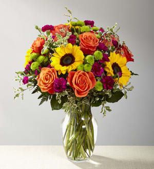 Color Craze™ Bouquet- VASE INCLUDED Flower Bouquet