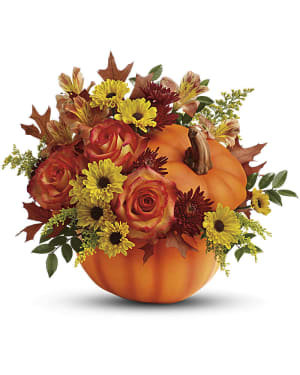 Teleflora's Warm Fall Wishes Bouquet Flower Bouquet