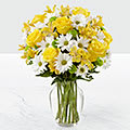 The Sunny Sentiments™ Bouquet by FTD® - VASE INCLUDED Flower Bouquet