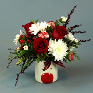 Christmas Reindeer by Rathbone's Flair Flowers Flower Bouquet