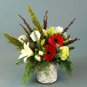 Christmas Noel by Rathbone's Flair Flowers Flower Bouquet