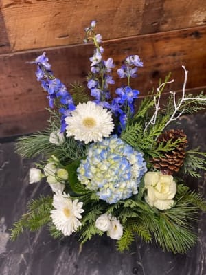 Winter Wonderland Flower Arrangement Winter Wonderland Flower Bouquet