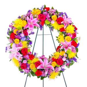 SYMPATHY WREATH Flower Bouquet