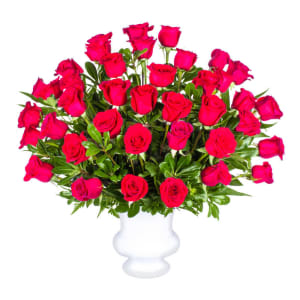 Red Rose Tribute Flower Bouquet