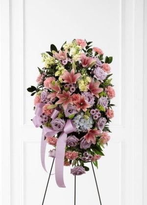 Springtime Standing Spray Flower Arrangement Springtime Standing Spray Flower Bouquet