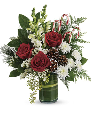 Festive Pines Bouquet Flower Bouquet