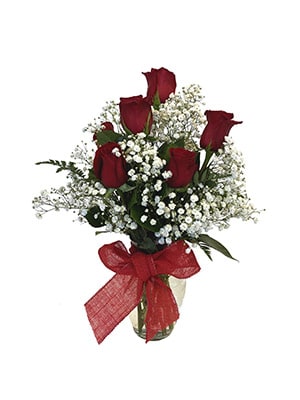 Half Dozen Premium Red Roses  Flower Bouquet