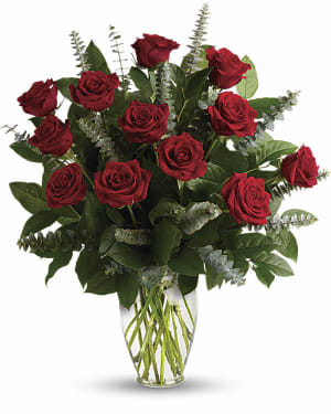 Eternal Love Bouquet- Dozen Roses other colors available Flower Bouquet