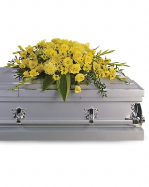 Graceful Grandeur Casket Spray Flower Bouquet