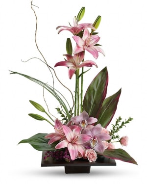 Imagination Blooms with Cymbidium Orchids Flower Bouquet