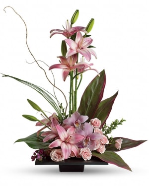 Imagination Blooms with Cymbidium Orchids Flower Bouquet