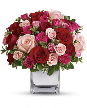 Love Medley Bouquet with Red Roses Flower Bouquet