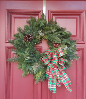 Christmas Wreath Flower Bouquet