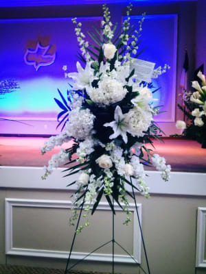 Elegant Funeral Spray Flower Bouquet