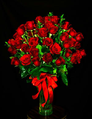 Spectacular 50 Red Rose Flower Bouquet