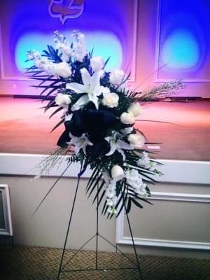 Funeral Standing Spray Flower Bouquet