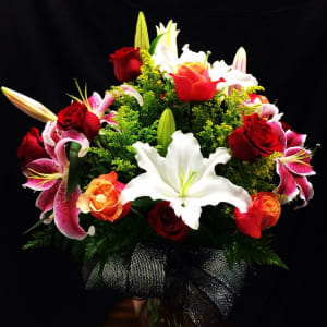 Roses & Lilies, Flower Bouquet ! Flower Bouquet