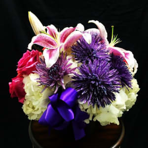 Pink, Purple and White Flowers ! Flower Bouquet