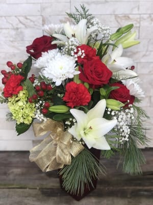 Christmas Traditions Flower Bouquet