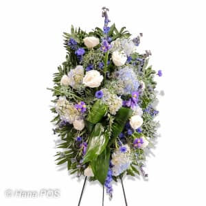 Peaceful Repose Standing Spray Flower Bouquet