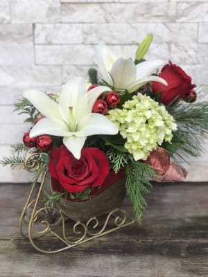 Sleigh Bells Flower Bouquet