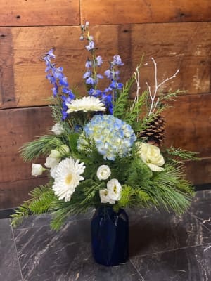 Winter Wonderland Flower Arrangement Winter Wonderland Flower Bouquet