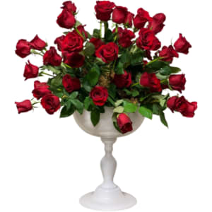 The Diana - 4 Dozen Lush Red Roses Flower Bouquet