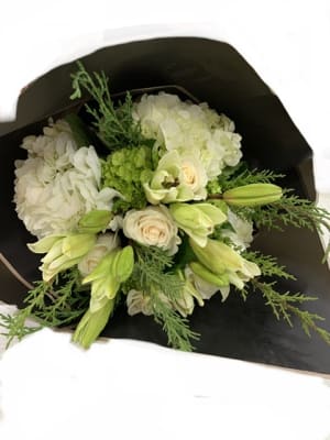 Christmas Whites Bouquet Flower Bouquet