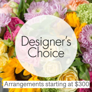 Florist Choice Designed Arrangement starting at $400