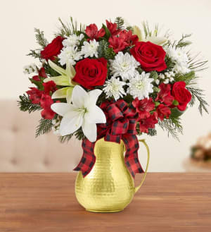 Country Christmas Bouquet Flower Arrangement Country Christmas Bouquet Flower Bouquet