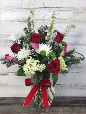 Christmas Star Flower Bouquet