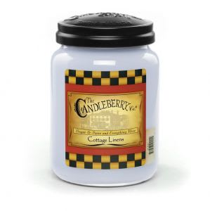 Candleberry Cottage Linens Jar Candle Flower Bouquet