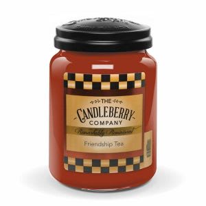 Friendship Tea, 26 oz Jar, Scented Candle Flower Bouquet