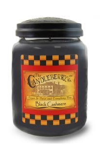 Candleberry Black Cashmere Jar Candle Flower Bouquet