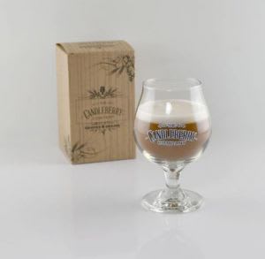 Craft Beer, Candleberry Beer Glass Flower Bouquet