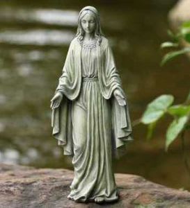 Mary Figure Flower Bouquet