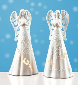 White Medium Angel Light Flower Bouquet