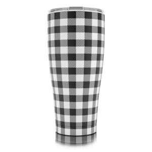 Plaid 20 oz Thermal Cup Flower Bouquet