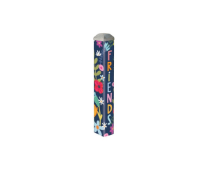 Friend 10" Mini Art Pole Flower Bouquet