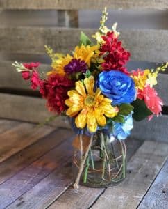 Garden Gift - Silk Flower Bouquet