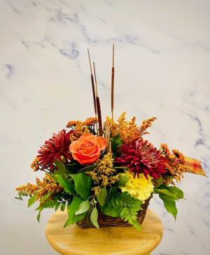Fall Flower Basket Flower Bouquet