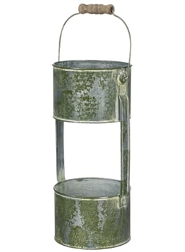 Double Planter - Stacked Flower Arrangement Double Planter - Stacked Flower Bouquet