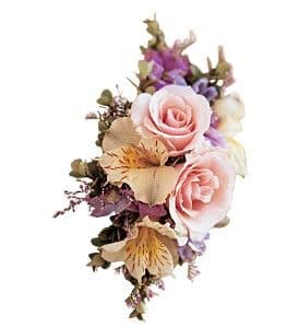 Cardinal 12" Spiro Flower Bouquet